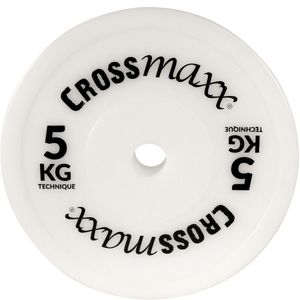 Lifemaxx Crossmaxx Hollow Technique Plate - 50 mm - 5 kg - Wit
