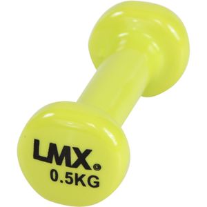 Lifemaxx Vinyl Dumbbellset - Set van 2 X 0,5 Kg - Geel