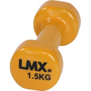 LMX Dumbbells - 2 x 1,5 kg - Vinyl - Oranje