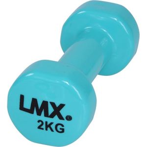 LMX Dumbbells - 2 x 2,0 kg - Vinyl - Lichtblauw