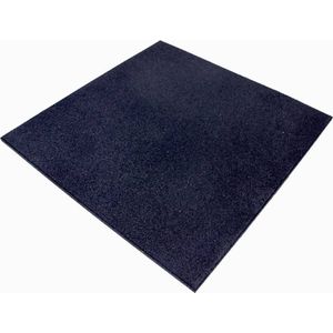 Lifemaxx Rubber Tile - Vloertegel - 100 x 100 x 1,5 cm - Zwart