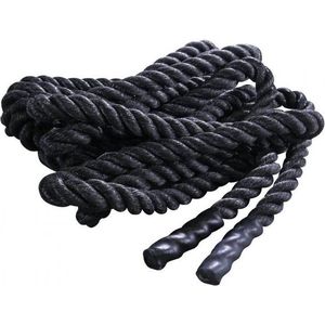 Lifemaxx Battle Rope 15M ⌀5cm 14,5kg - Zwart