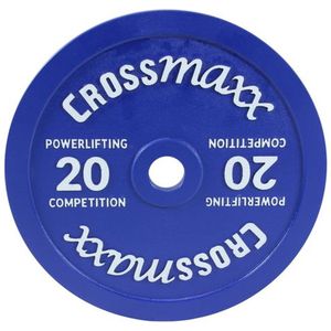Crossmaxx® Calibrated plate - 20 kg - Blauw - Bumperplate