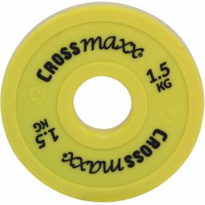 Lifemaxx Crossmaxx Elite Fractional Plate - Halterschijf - Gewichten - 50 mm - Blauw - 2 kg