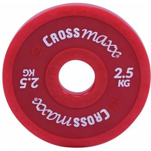 Crossmaxx Elite Fractional Plate - Per stuk - 2.5 kilo - Rood