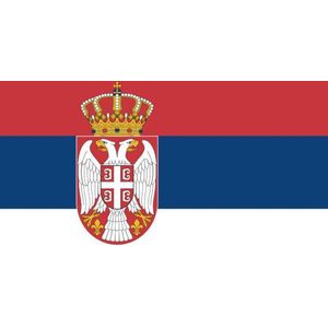 Servische vlag 70x100cm - Spunpoly
