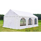 Partytent 4x6 - Wit - PVC - Brandvertragend