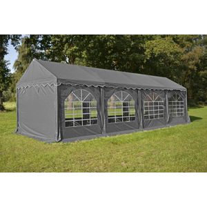 Partytent 8x4 PVC - Premium | Grijs