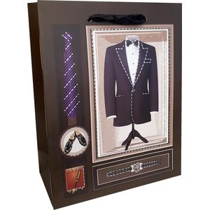 Fako Bijoux® - Cadeautasje - Geschenk Tas - Maatpak - 17.5x23x8.5cm - 2 Stuks