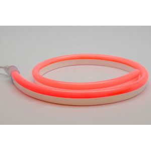 LED Neon Flex 230V, Rood, 1 Meter, 8 Watt/meter, Waterdicht IP67