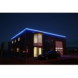 LED Neon Flex 230V, Blauw, 1 Meter, 8 Watt/meter, Waterdicht IP67