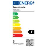 Inbouwspot LED 3W, Rond, Kantelbaar, Aluminium, Dimbaar, Zwart