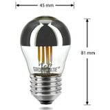 Groenovatie LED Filament Kopspiegellamp - E27 Fitting - 4W - 81x45 mm - Warm Wit - Dimbaar