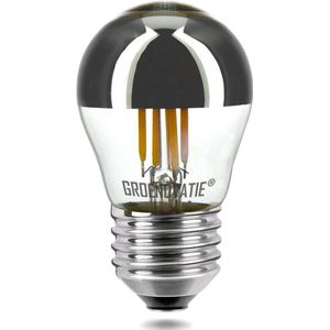 Groenovatie LED Filament Kopspiegellamp - E27 Fitting - 4W - 81x45 mm - Warm Wit - Dimbaar