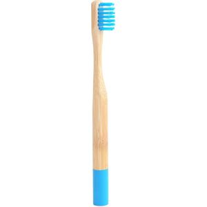 OrganiBrush Bamboe Tandenborstel KIND - Blauw - 1 Stuk