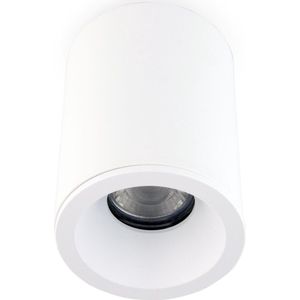 Groenovatie Opbouwspot - Rond - Vast - Waterdicht IP65 - GU10 Fitting - Mat Wit