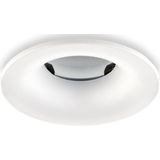 Inbouwspot, Rond, Waterdicht IP65, Ø85 mm, Mat Wit