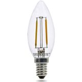E14 LED Filament Kaarslamp 2W Warm Wit Dimbaar 6-Pack