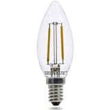 LED Filament Kaarslamp - E14 Fitting - Dimbaar - Warm Wit - 6-Pack