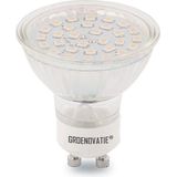 Groenovatie LED Spot GU10 Fitting - 3W - SMD - 52x50 mm - Dimbaar - Koel Wit