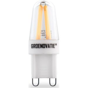 Groenovatie G9 LED Filament Lamp 2W Warm Wit