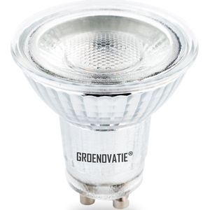 GU10 LED Spot COB Glas 5W Warm Wit 830 Dimbaar