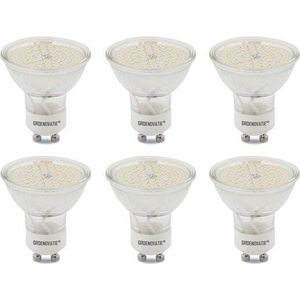 GU10 LED Spot SMD 5W Warm Wit 6-Pack