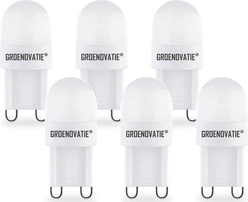 Groenovatie LED Lamp - G9 Fitting - 1W - Extra Klein - Extra Warm Wit - 6-Pack