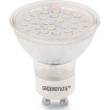 Groenovatie LED Spot GU10 Fitting - 3W - SMD - 52x50 mm - Dimbaar - 6-Pack - Warm Wit