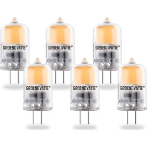Groenovatie LED Lamp - 2W - COB - G4 Fitting - Warm Wit - Dimbaar - 6-Pack
