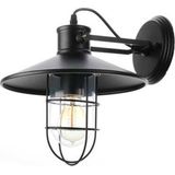 Maritieme Industriële Wandlamp Waterdicht Zwart