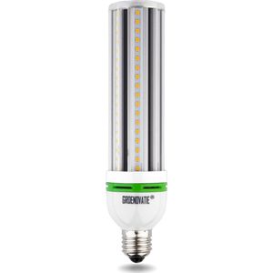 Groenovatie LED Corn/Mais Lamp E27 Fitting - 20W - 190x49 mm - Neutraal Wit - Waterdicht
