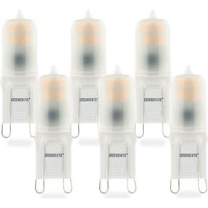 Groenovatie LED Classic Lamp G9 Fitting - 1,5W - 47x13 Mm - Dimbaar - 6-Pack - Warm Wit