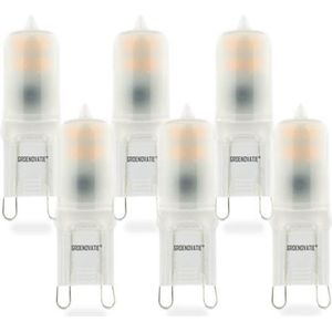 Groenovatie LED Classic Lamp G9 Fitting - 1,5W - 47x13 mm - Dimbaar - 6-Pack - Warm Wit