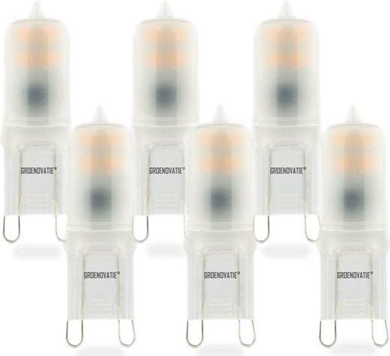 Groenovatie LED Classic Lamp G9 Fitting - 1,5W - 47x13 mm - Dimbaar - 6-Pack - Warm Wit