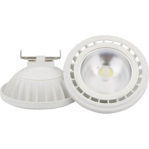 Groenovatie LED Spot AR111/G53 Fitting - 9W - Warm Wit - 24° - Dimbaar - Ø 111 mm - Wit