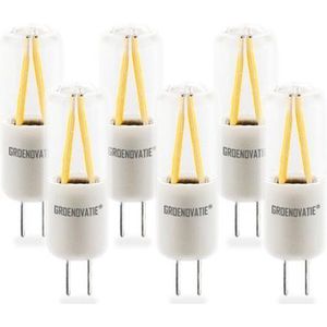 G4 LED Filament 2W Warm Wit Dimbaar 6-Pack