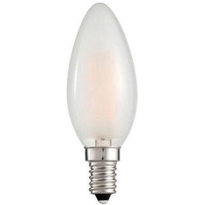 Groenovatie LED Filament Kaarslamp E14 Fitting - 2W - Warm Wit - Dimbaar - Mat