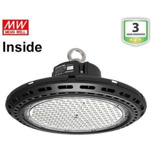 Groenovatie LED Halstraler - 240W - UFO - Waterdicht IP65 - 338x171 mm - MeanWell Inside - Koel Wit