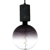 Marmeren Hanglamp Deluxe, E27 Fitting, Ø65 x 100 mm, Zwart