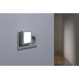 LED Nachtlampje Stekker Met Lichtsensor - Vierkant - Schemersensor - Dimbaar - Warm Wit - 2 Stuks
