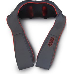 Zenshi Pro massageapparaat standaard-zwart-massageapparaat met infrarood warmtefunctie-Shiatsu-twee duimen massage