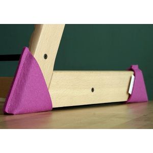 Sokkoo's Vloerbeschermers voor Tripp Trapp Kinderstoel, kleur Princessen Roze