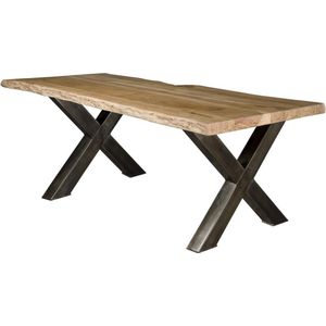 Teakea - Acacia Boomstamtafel Xabia | 240x100 | 6 dik opgedikt