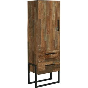 Teakea - Potenza Cabinet 1 deur Greep rechts | 2 laden | 66x45x190