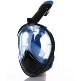 Atlantis Full Face Mask 2.0 - Snorkelmasker - Volwassenen - Zwart/Blauw - S/M