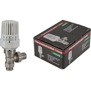 Calor Riko Thermostaat radiatorventiel 1/2"x15mm haaks