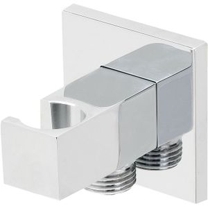 Mueller Cube Luxe - Muur Doucheaansluiting - Chroom - Opsteek Vierkant 1/2"