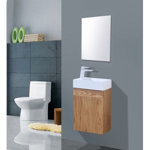 Lambini Designs Orion houten eiken toiletkast links