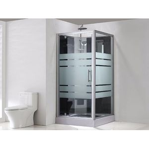 Mueller - Aliki - Douchecabine - 80x80x218cm - Kitvrij - Met Thermostatische Kraan